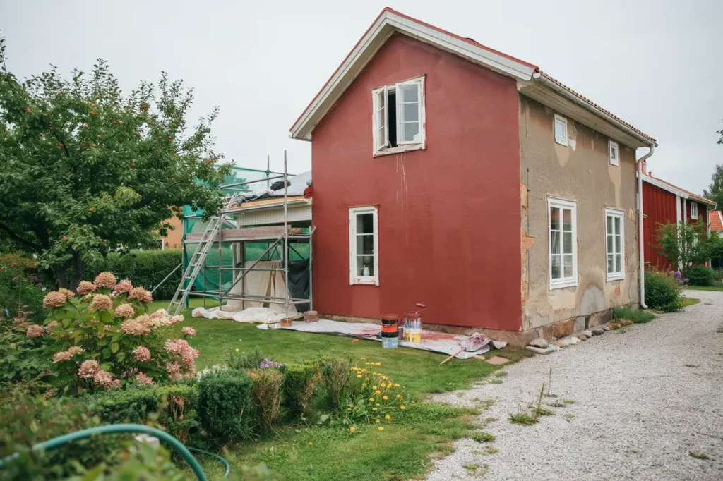 juli r b sta tiden att m la om fasaden s planerar du f r ett h llbart och snyggt resultat
