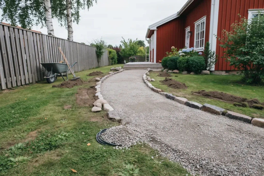 sommarens b sta byggprojekt anl gg en grusg ng som lyfter tr dg rden och klarar svenskt klimat