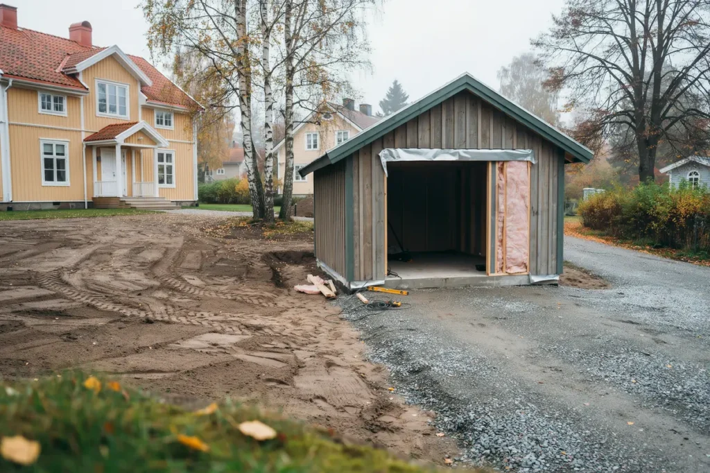 garagebygge p tomten bygglov platta isolering och smart planering f r ett h llbart resultat