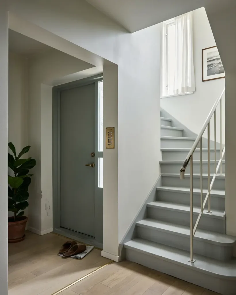 renovering av entr parti och trapphus i flerbostadshus bagarmossen